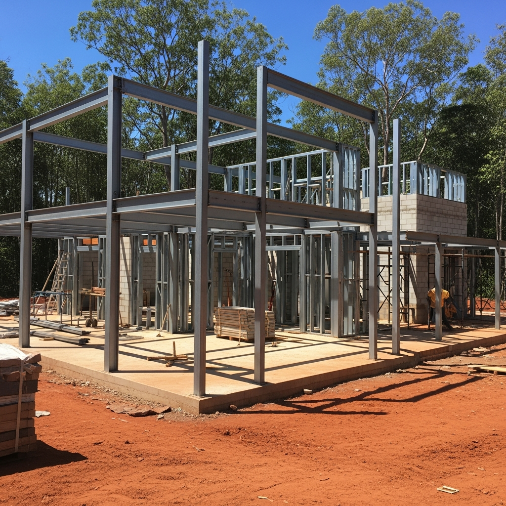 Cyclone-Rated Steel Frame
